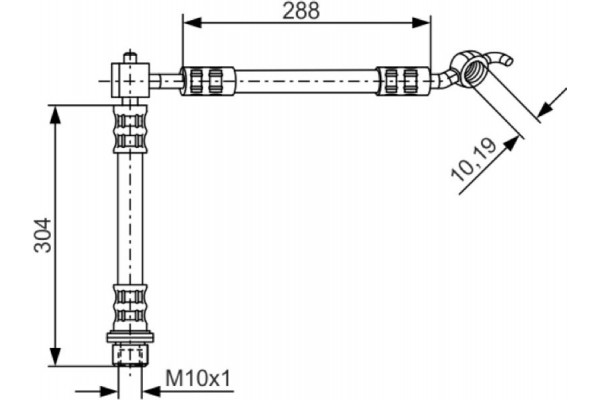 Bosch Ελαστικός Σωλήνας Φρένων - 1 987 476 358 Bosch Ελαστικός Σωλήνας Φρένων - 1 987 476 358