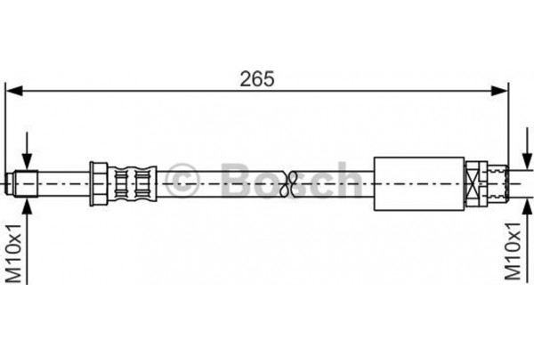 Bosch Ελαστικός Σωλήνας Φρένων - 1 987 476 359