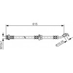Bosch Ελαστικός Σωλήνας Φρένων - 1 987 476 362