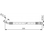 Bosch Ελαστικός Σωλήνας Φρένων - 1 987 476 365
