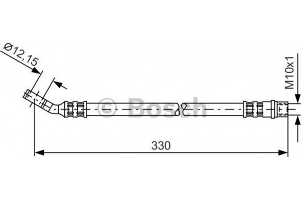 Bosch Ελαστικός Σωλήνας Φρένων - 1 987 476 365