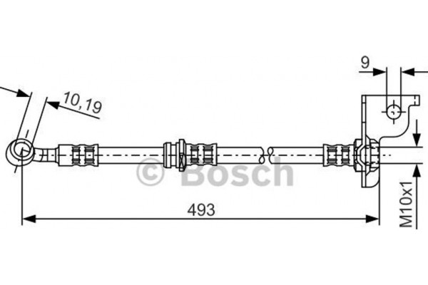 Bosch Ελαστικός Σωλήνας Φρένων - 1 987 476 370