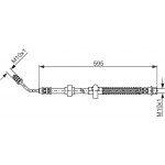 Bosch Ελαστικός Σωλήνας Φρένων - 1 987 476 372 Bosch Ελαστικός Σωλήνας Φρένων - 1 987 476 372
