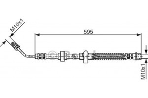 Bosch Ελαστικός Σωλήνας Φρένων - 1 987 476 372