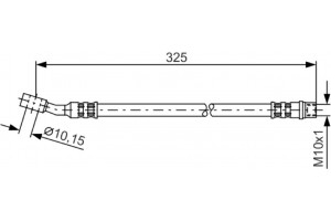 Bosch Ελαστικός Σωλήνας Φρένων - 1 987 476 394