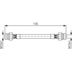 Bosch Ελαστικός Σωλήνας Φρένων - 1 987 476 400