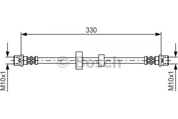 Bosch Ελαστικός Σωλήνας Φρένων - 1 987 476 411