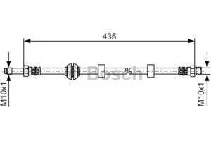 Bosch Ελαστικός Σωλήνας Φρένων - 1 987 476 415