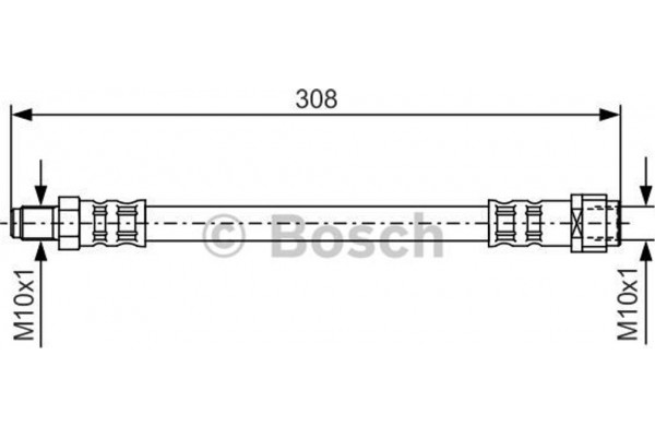 Bosch Ελαστικός Σωλήνας Φρένων - 1 987 476 427