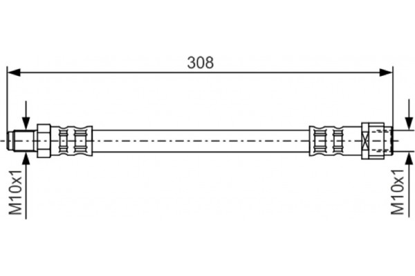Bosch Ελαστικός Σωλήνας Φρένων - 1 987 476 427 Bosch Ελαστικός Σωλήνας Φρένων - 1 987 476 427