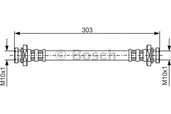 Bosch Ελαστικός Σωλήνας Φρένων - 1 987 476 436