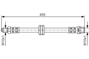 Bosch Ελαστικός Σωλήνας Φρένων - 1 987 476 444