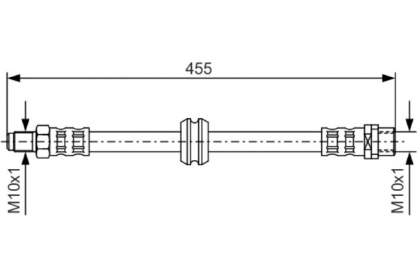 Bosch Ελαστικός Σωλήνας Φρένων - 1 987 476 444