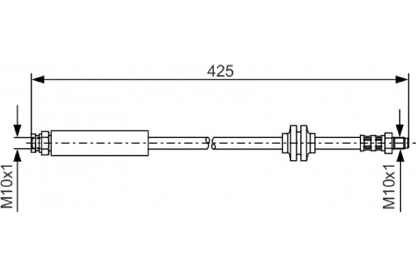 Bosch Ελαστικός Σωλήνας Φρένων - 1 987 476 451
