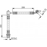 Bosch Ελαστικός Σωλήνας Φρένων - 1 987 476 452