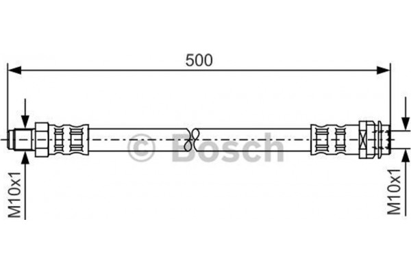 Bosch Ελαστικός Σωλήνας Φρένων - 1 987 476 453