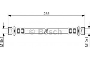 Bosch Ελαστικός Σωλήνας Φρένων - 1 987 476 457
