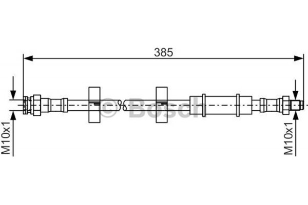 Bosch Ελαστικός Σωλήνας Φρένων - 1 987 476 460