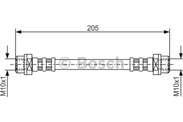 Bosch Ελαστικός Σωλήνας Φρένων - 1 987 476 477