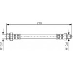 Bosch Ελαστικός Σωλήνας Φρένων - 1 987 476 502 Bosch Ελαστικός Σωλήνας Φρένων - 1 987 476 502