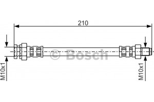 Bosch Ελαστικός Σωλήνας Φρένων - 1 987 476 502