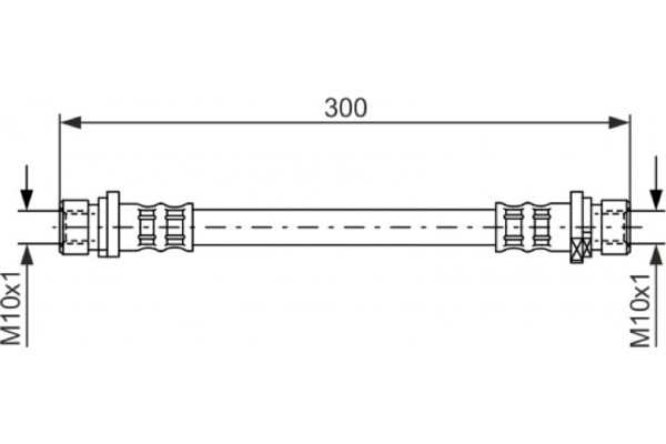 Bosch Ελαστικός Σωλήνας Φρένων - 1 987 476 583