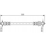 Bosch Ελαστικός Σωλήνας Φρένων - 1 987 476 600