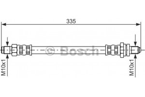Bosch Ελαστικός Σωλήνας Φρένων - 1 987 476 600