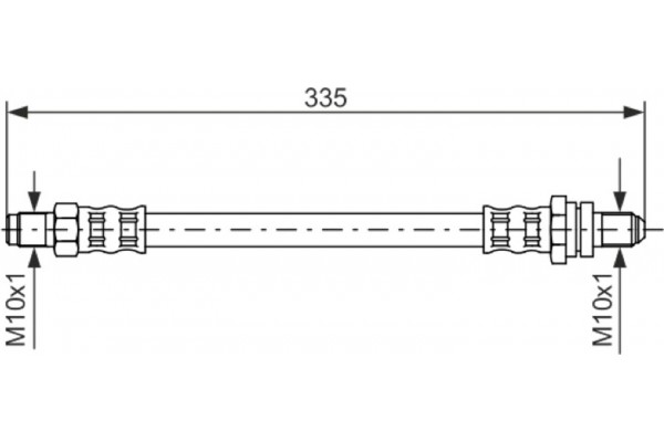 Bosch Ελαστικός Σωλήνας Φρένων - 1 987 476 600