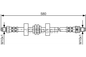 Bosch Ελαστικός Σωλήνας Φρένων - 1 987 476 602
