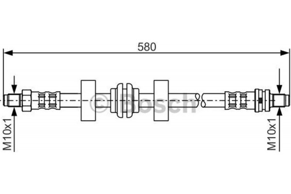 Bosch Ελαστικός Σωλήνας Φρένων - 1 987 476 602