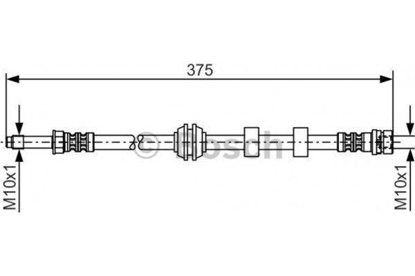 Bosch Ελαστικός Σωλήνας Φρένων - 1 987 476 626