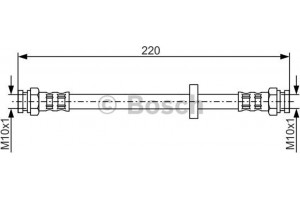 Bosch Ελαστικός Σωλήνας Φρένων - 1 987 476 633