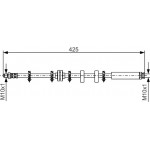 Bosch Ελαστικός Σωλήνας Φρένων - 1 987 476 636