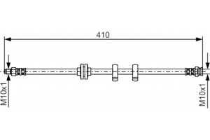 Bosch Ελαστικός Σωλήνας Φρένων - 1 987 476 638