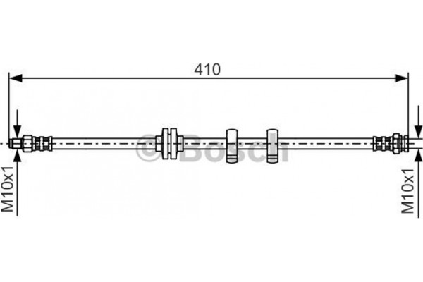 Bosch Ελαστικός Σωλήνας Φρένων - 1 987 476 638