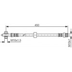 Bosch Ελαστικός Σωλήνας Φρένων - 1 987 476 648 Bosch Ελαστικός Σωλήνας Φρένων - 1 987 476 648