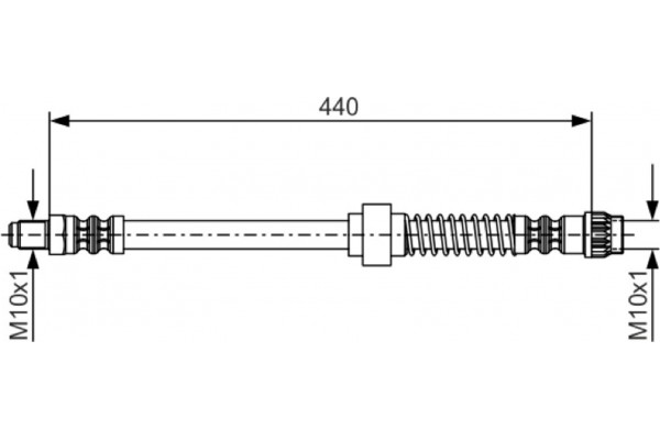Bosch Ελαστικός Σωλήνας Φρένων - 1 987 476 651 Bosch Ελαστικός Σωλήνας Φρένων - 1 987 476 651