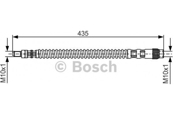 Bosch Ελαστικός Σωλήνας Φρένων - 1 987 476 669