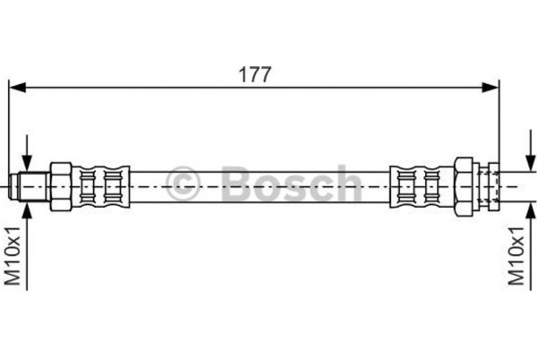 Bosch Ελαστικός Σωλήνας Φρένων - 1 987 476 671