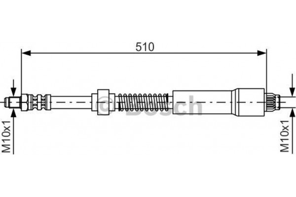Bosch Ελαστικός Σωλήνας Φρένων - 1 987 476 675
