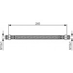 Bosch Ελαστικός Σωλήνας Φρένων - 1 987 476 676