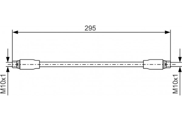 Bosch Ελαστικός Σωλήνας Φρένων - 1 987 476 717