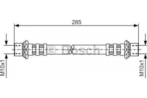 Bosch Ελαστικός Σωλήνας Φρένων - 1 987 476 725