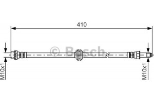 Bosch Ελαστικός Σωλήνας Φρένων - 1 987 476 753