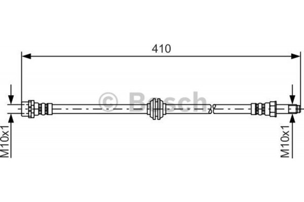 Bosch Ελαστικός Σωλήνας Φρένων - 1 987 476 753