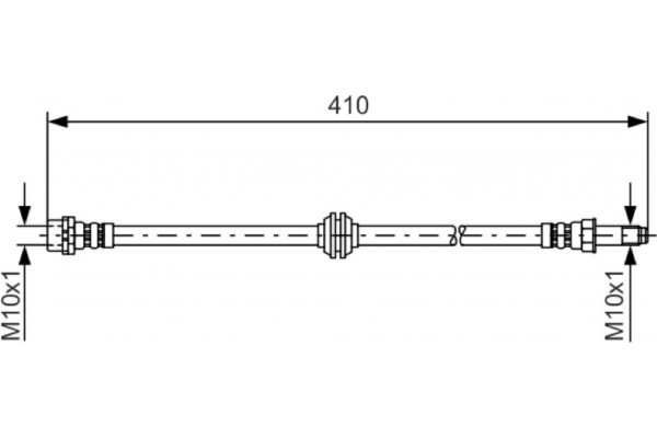 Bosch Ελαστικός Σωλήνας Φρένων - 1 987 476 753