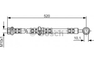 Bosch Ελαστικός Σωλήνας Φρένων - 1 987 476 767