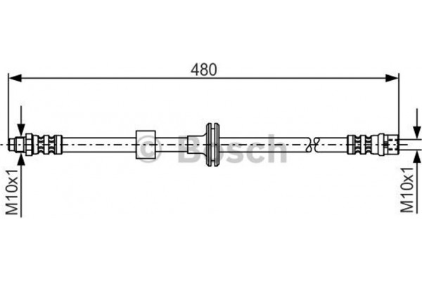 Bosch Ελαστικός Σωλήνας Φρένων - 1 987 476 778