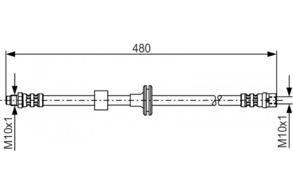 Bosch Ελαστικός Σωλήνας Φρένων - 1 987 476 778